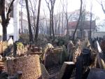 The Jewish Cemetary in Prague. Preserved by the Nazis as part of their "Museum of a Vanished People"