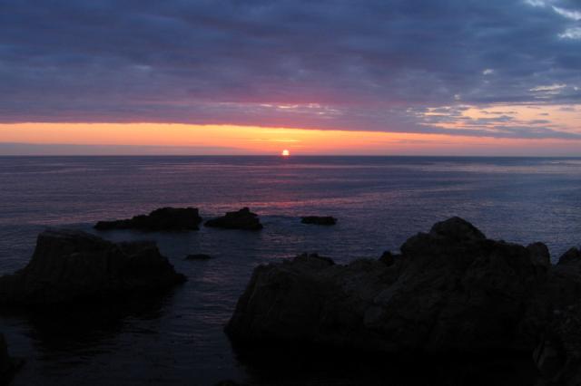 Sunset from Garrapata SP