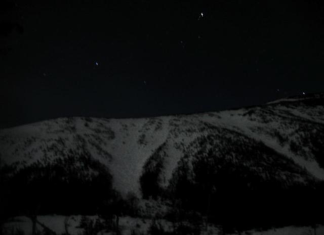 Night view of gulf, exposure 15 sec, enhanced with iPhoto.