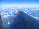 The Alps from above, with an Easyjet wing in there for good measure.