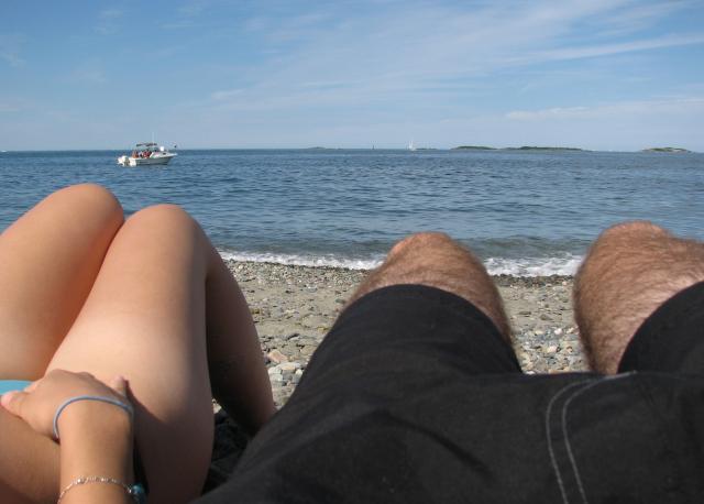 Relaxing on the Beach