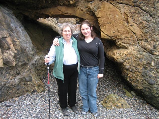 Beryl and Hannah at Point Lobos