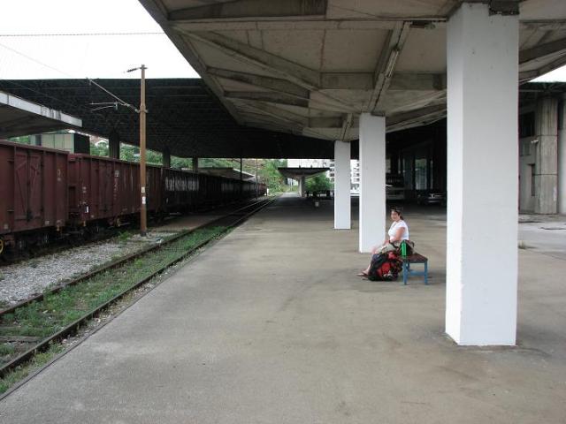 Sleepy Mostar train station