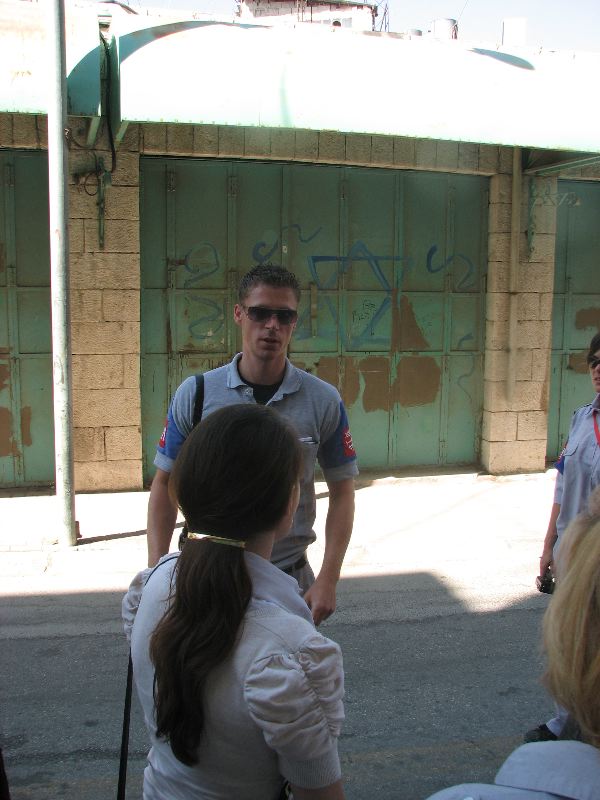 Jewish Star on Palestinian shops