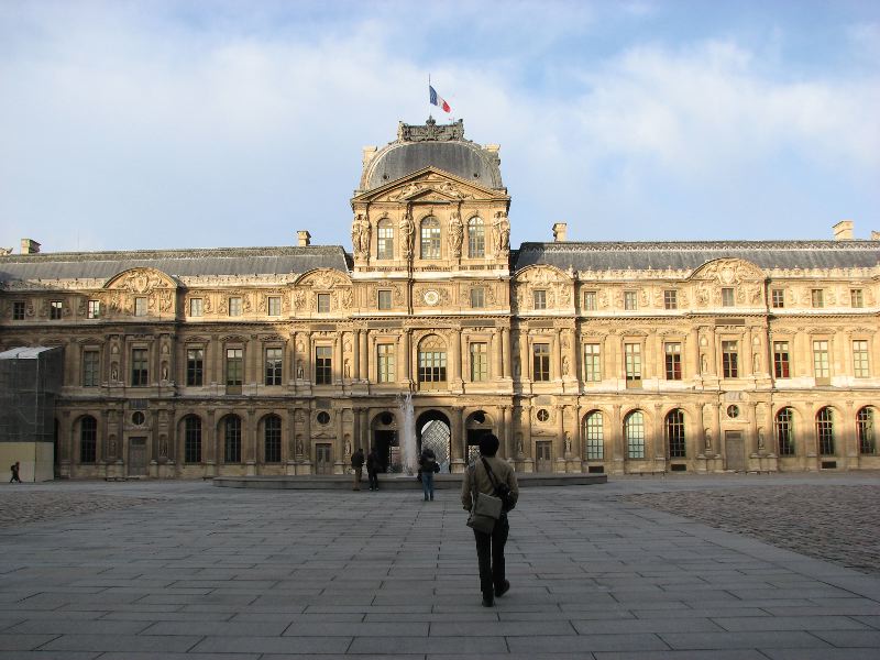 Morning at the Louvre