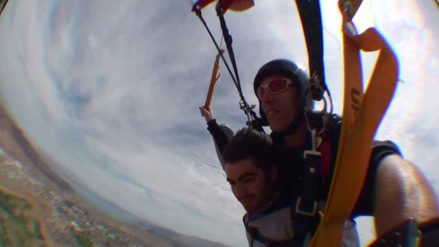 Steering the chute