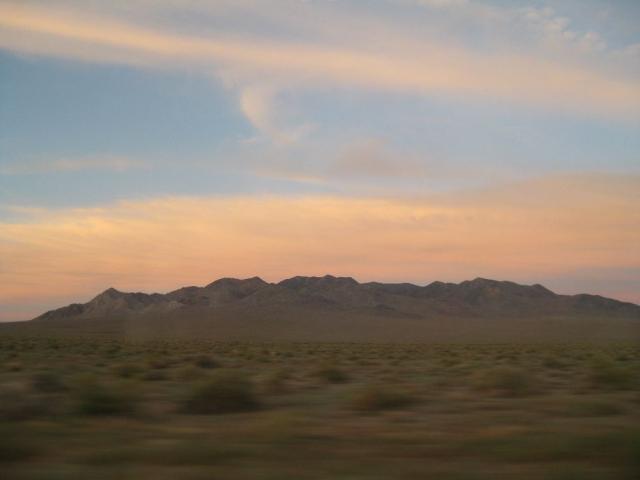 Painterly Nevada sunset