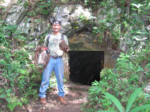 William at Cave Entrance